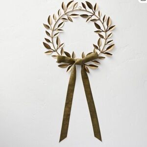 Brass Wreath with Bow - Hearth & Hand™ with Magnolia